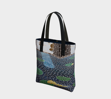 Load image into Gallery viewer, Lily Pads Lined Tote Bag