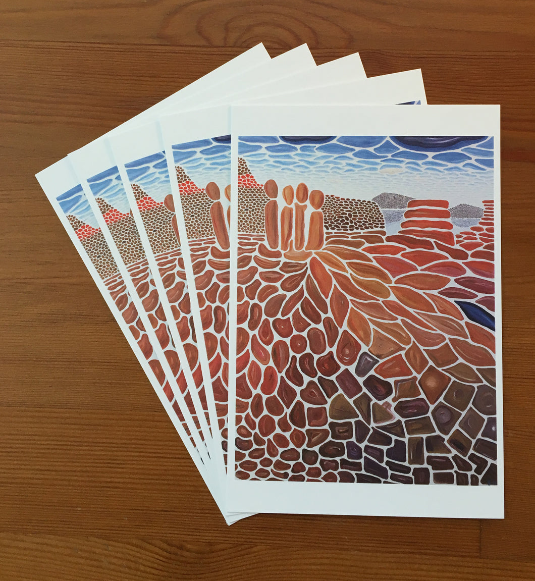 The Siblings Postcard by Nipper Sorensen