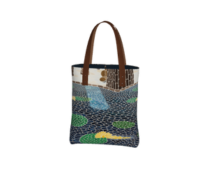 Lily Pads Lined Tote Bag