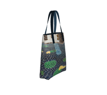 Load image into Gallery viewer, Lily Pads Lined Tote Bag