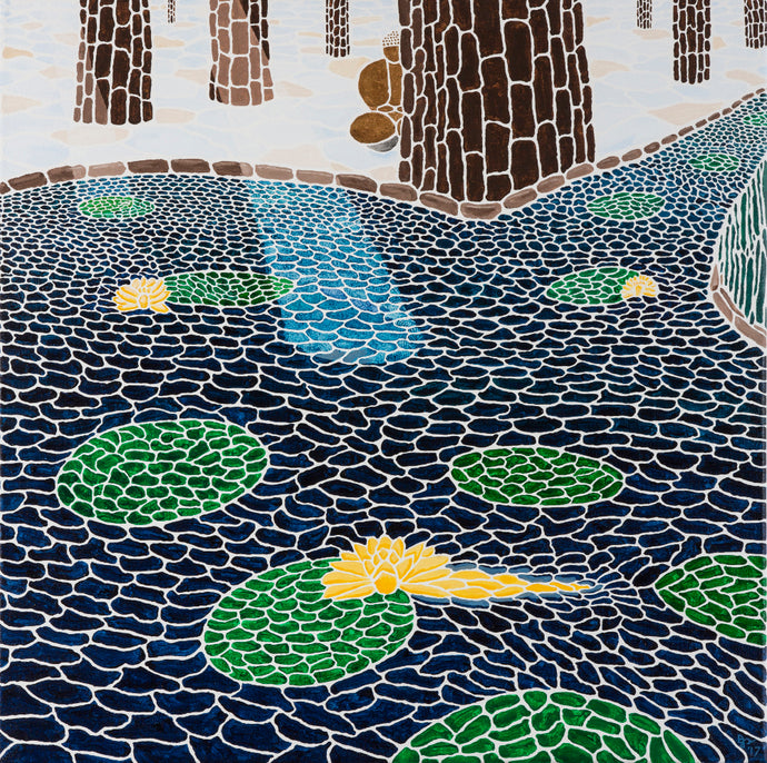 The Lily Pads Painting by Nipper Sorensen